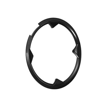 Imagem de X AUTOHAUX 2 peças 48 dentes 12 cm 1.6 cm x 21.2 cm bicicleta bicicleta pedaleira capa protetora de roda preta