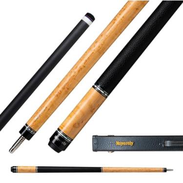 Imagem de Moyerely Taco de sinuca de fibra de carbono, bastão de sinuca de baixa deflexão de 11,8 mm/12,5 mm, bastão de sinuca profissional com estojo (bordo de olhote, 11,8 mm)