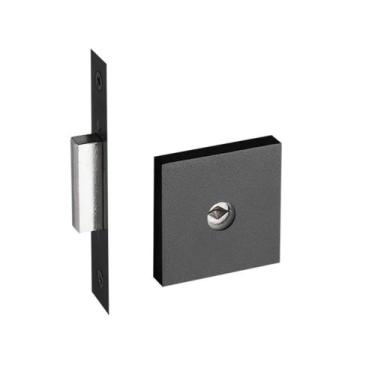 Imagem de Fechadura auxiliar trava segurança tetra pado 1500 preta quadrada 40mm