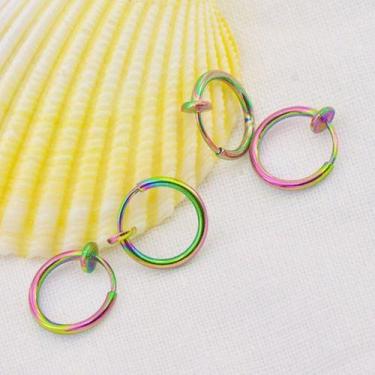 Imagem de Piercing Falso De Pressão Argola Septo Lábio Nariz Orelha - De Castro 