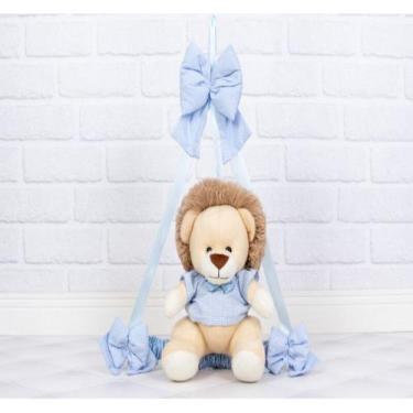 Imagem de ENFEITE DE PORTA LEÃO PROVENCE 18cm - PORTA MATERNIDADE - CKD CONFECÇÕ