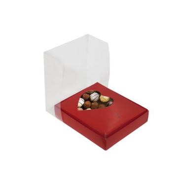 Imagem de 10 Caixa Ovo Colher Coração Pascoa 250gr Embalagem Gourmet - Gráfica U