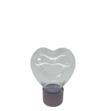 Imagem de 50 Mini Baleiro Coração 50ml - Lembrancinha - Tubete - Deluma Plástico