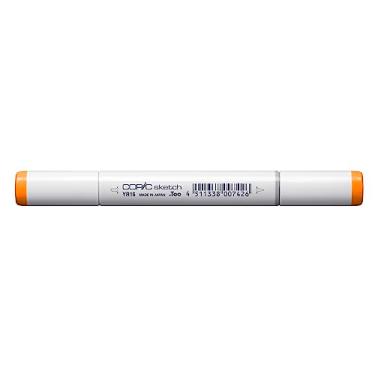Imagem de COPIC Marcador Sketch Ponta Dupla Redonda e Chanfrada, Cor YR16 Apricot, 1 unidade