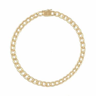 Imagem de Pulseira Masculina Grumet Fecho Gaveta Ouro 18k 750 - DR Joias