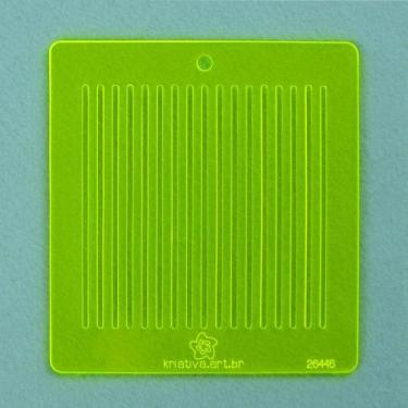 Imagem de Gabarito para Bordado Sashiko Linhas 10 cm - Kriativa