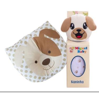 Imagem de Kit Baby Para Dormir 2 Pçs Sono Tranquilo Naninha Pelúcia Zoo + Traves