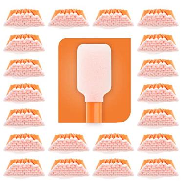 Imagem de AAwipes Cotonetes de Espuma(1000 Unidades de Pontas de Espuma Retangulares Grandes, 5,25 ", Laranja) Cotonete de Limpeza de Espuma para Salas Limpas para Impressoras Roland, Impressora Jato de Tinta,
