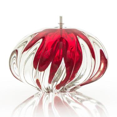 Imagem de Lamparina Em Cristal Murano Vermelho  São Marcos