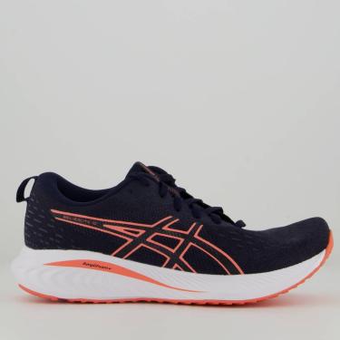 Imagem de Tênis Asics Gel Excite 10 Feminino Marinho e Laranja  unissex
