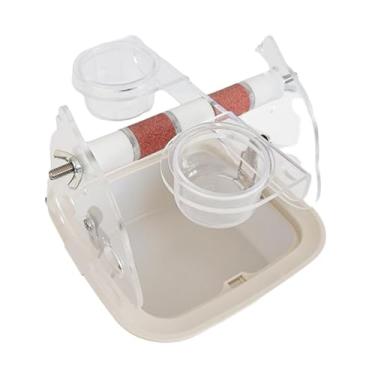 Imagem de Ｂｅｓｇａ Suporte do banheiro Parrot, estação de gota, ginástica de plataformas, suporte de poleiro de pássaros multifuncionais, poleiro de para