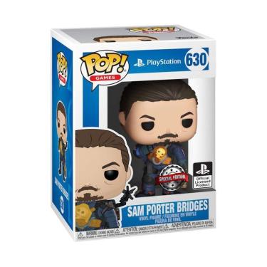 Imagem de Boneco de vinil Funko Death Stranding Sam Porter Bridges Armor
