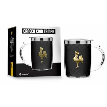 Imagem de Caneca Térmica Atlético Mineiro Galo Copo Mantém Gelado Oficial - Mile