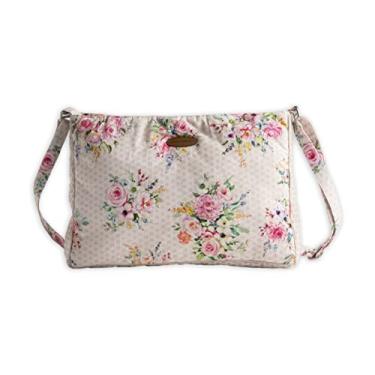 Imagem de Maison d' Hermine Bolsa de mão 100% algodão | Bolsa transversal | Bolsa de ombro para praia | Compras | Viagens | Caminhadas | Mulheres, Rosa doce lavanda