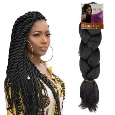 Imagem de Cabelo Jumbão Super Jumbo 390 Gramas Box Braid 60cm - CHEREY, CASTANHO