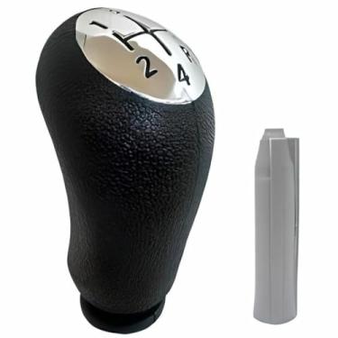 Imagem de MANOPLA ALAVANCA CAMBIO LENTE CROMADA COM BUCHA LOGAN SANDERO MEGANE 2006 EM DIANTE