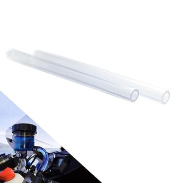 Imagem de Generic BZ Tubo de cilindro mestre universal de 6 mm TPR mangueiras embreagem fluido de freio reservatório mangueira par transparente, BH-6MM2P-BZ