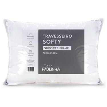 Imagem de Travesseiro Inteligente Fibra Importada E Antialérgica Anatomico Supor