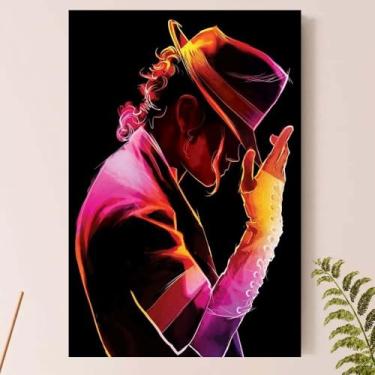 Imagem de Placa Quadro Decorativo Mich.ael Jacks.on - Rei do Pop (Michael_01)