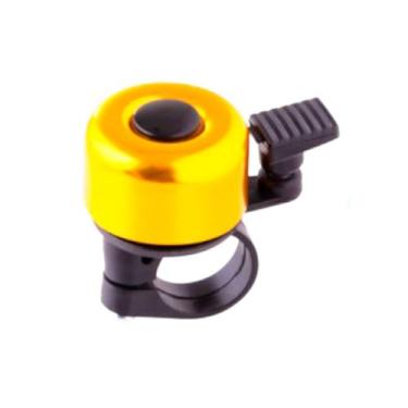 Imagem de Campainha sininho buzina trim p/ bicicleta dourado - RT