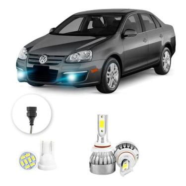 Imagem de Lampada Farol Milha Led Volkswagen Jetta 2007 A 2010 20000lm - V10, Br