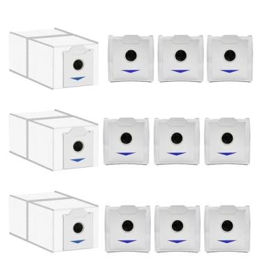 Imagem de Sacos de pó de substituição compatíveis com ECOVACS DEEBOT N30 Omni / N30 Pro Omni aspirador robótico, sacos descartáveis de carbono ativado de grande capacidade, saco de vácuo, sacos de vasilha