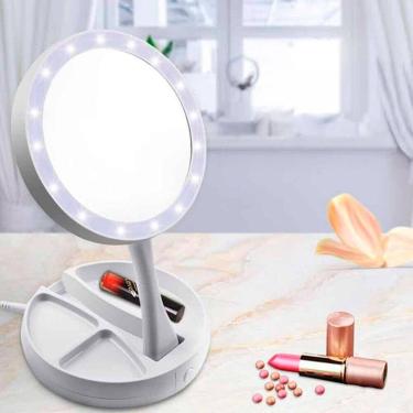 Imagem de Espelho Led Portátil Iluminado Articulado Perfeito Maquiagem