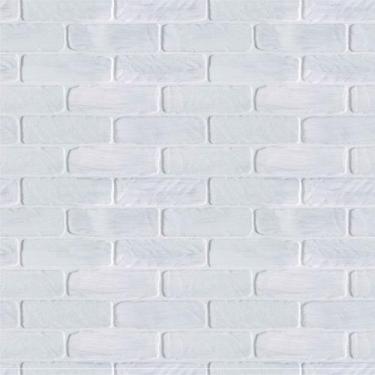 Imagem de Papel De Parede Tijolinho Estilo Pincelado, Tons Cinza 270 - Inove Pap