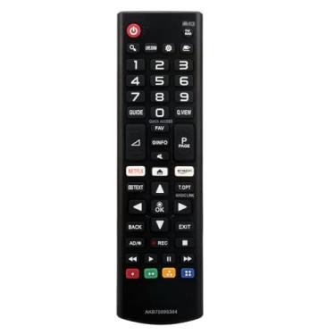 Imagem de AKB75095304 Controle remoto de substituição de TV compatível com LG LCD LED OLED 4K Smart Television 49UK7500PTA 5UK7550PTA 65UK7700PTA 75SK8100PTA 75SK8000PTA 75SK8100PVA 49UK7550PTA 32LK62004 0PLA