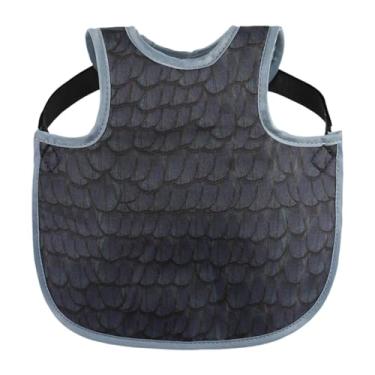 Imagem de Ioensy Sela de galinha, capa protetora, para galinhas, fácil de usar, protetor de costas limpo, para galinhas, para galinheiro de inverno, Azul Profundo