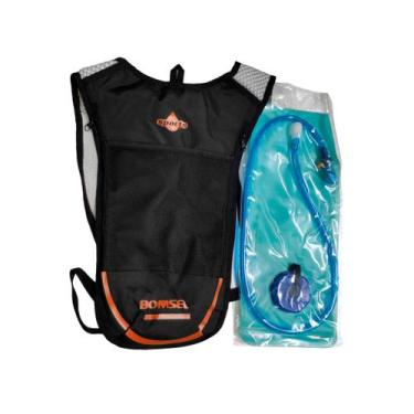 Imagem de Mochila de Hidratação Laranja Bomsell BS-40 Cor:Laranja