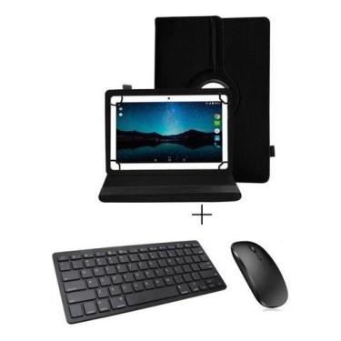 Imagem de Capa + Teclado E Mouse Bluetooth P/ Tablet Redmi Pad 10.6 P - Skin Zab