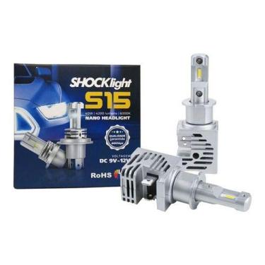 Imagem de Lampada led headlight s15 nano h3 6000k 12v 40w 4200lm shocklight