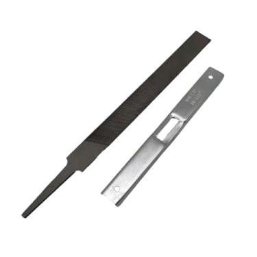 Imagem de IEUDNS Medidor de profundidade para motosserra, guia de lima portátil, prático e estável de 0,25 polegadas, ferramenta de afiação para parque, pátio externo, com Arquivo Plano