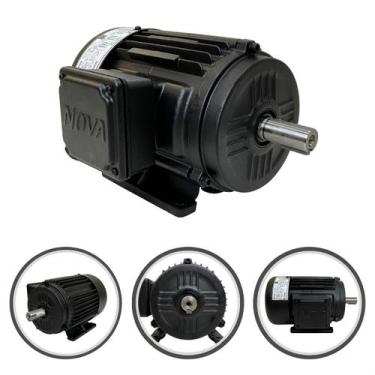 Imagem de Motor Elétrico Trifásico 2cv Baixa Rotação 2Hp Indução Blindado Betone