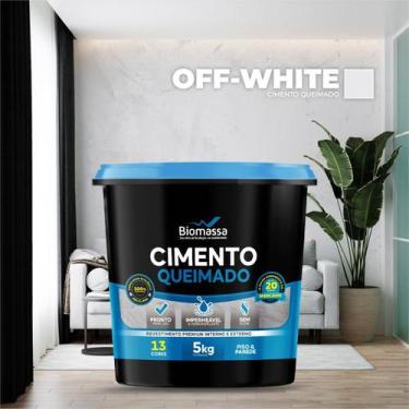 Imagem de Efeito Cimento Queimado Biomassa 5kg Aveludado, Off White