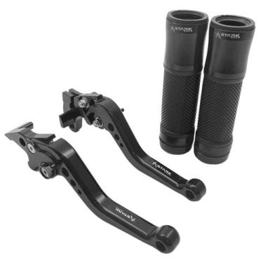 Imagem de Kit Manete Manopla Esportivo Intruder Yes 125 Gsr 125 150i Riva Choppe