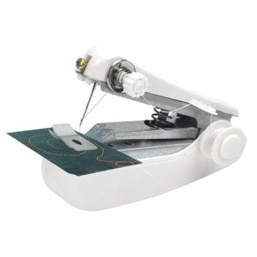 Imagem de Máquina de costura prática máquina de esgoto portátil para uso doméstico, ferramenta de costura leve para viagens de negócios, dormitório e casa