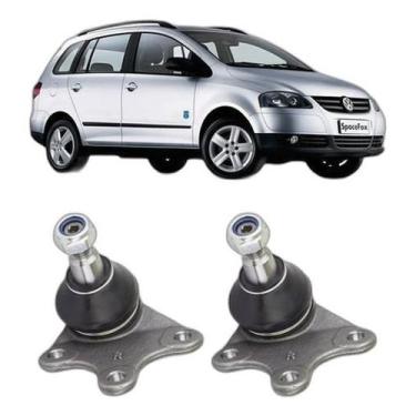 Imagem de Par Pivo Da Bandeja Dianteira Spacefox 2007 2008 2009 2010 - Qualykits