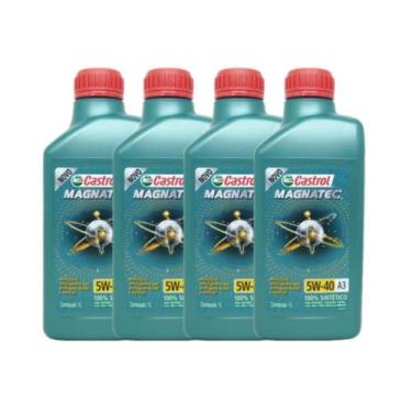 Imagem de 4 Óleo Motor Castrol Magnatec 5w40 A3 Original Vw 1lt