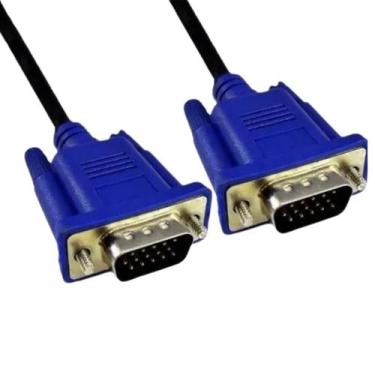 Imagem de Cabo Vga p Monitor Projetor Macho Lcd Pc Câmeras 1,5 Metros - EXBOM