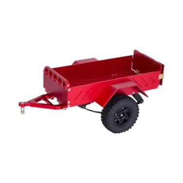 Imagem de Pequeno Reboque Utilitário De Alumínio Com Cabeça De Bola Para Ferrame