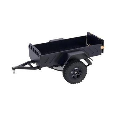 Imagem de Pequeno Reboque Utilitário De Alumínio Com Cabeça De Bola Para Ferrame