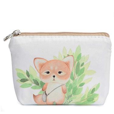 Imagem de Bolsa porta-chaves feminina e feminina com porta-moedas e bolsa de moedas, Little Squirrel, Small