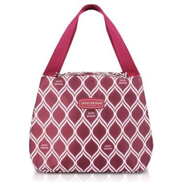 Imagem de Bolsa Térmica Feminina Jacki Design Marmita, Vinho