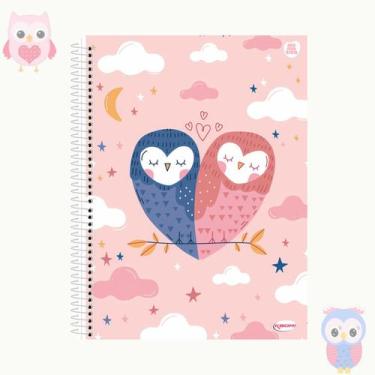 Imagem de Caderno Universitário 1 Matéria Capa Dura Kbom Feminino 96 f - Animati