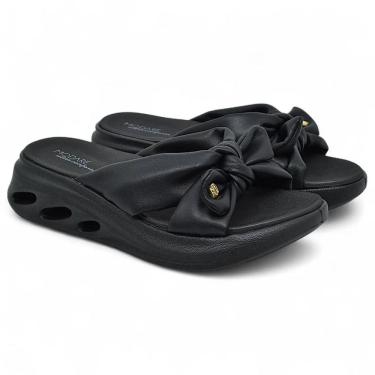 Imagem de Tamanco Modare Plataforma Laço Feminino - Preto