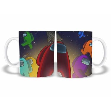 Imagem de Caneca Temática Among Us Jogo 2 Polímero 325Ml