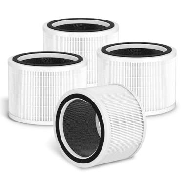 Imagem de Ouheal Filtro de substituição Core 200S compatível com purificador de ar LEVOIT Core 200S-P, filtro 3 em 1, peça de substituição #Core 200S-RF, pacote com 4
