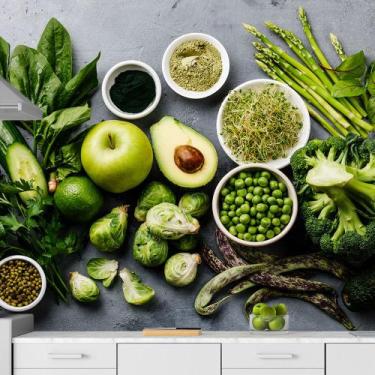 Imagem de Papel de Parede Frutas Legumes Saúde Cozinha Sala Adesivo - 160pcm - A